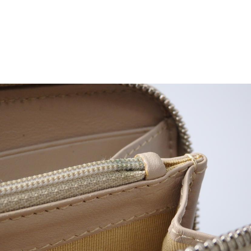 JIMMY　CHOO ジミーチュウ/スタースタッズラウンドファスナー長財布／シルバー//Bランク/76