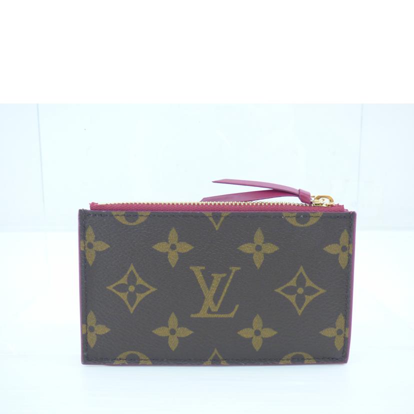 LOUIS　VUITTON ルイ・ヴィトン/ポルト　カルト　ジップ／モノグラム／フューシャ/M67889//NZ2***/ABランク/64