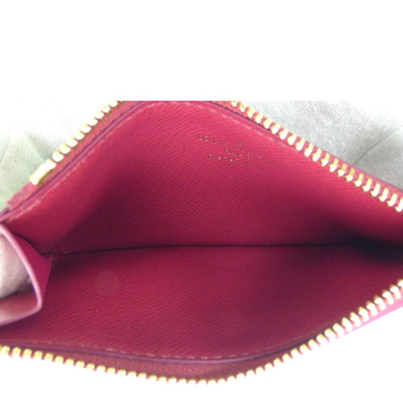 LOUIS　VUITTON ルイ・ヴィトン/ポルト　カルト　ジップ／モノグラム／フューシャ/M67889//NZ2***/ABランク/64
