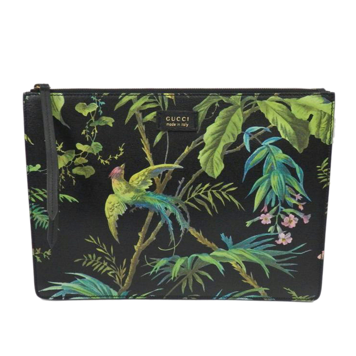 GUCCI グッチ/トロピカルプリントレザークラッチ/429016 //001***/Aランク/25