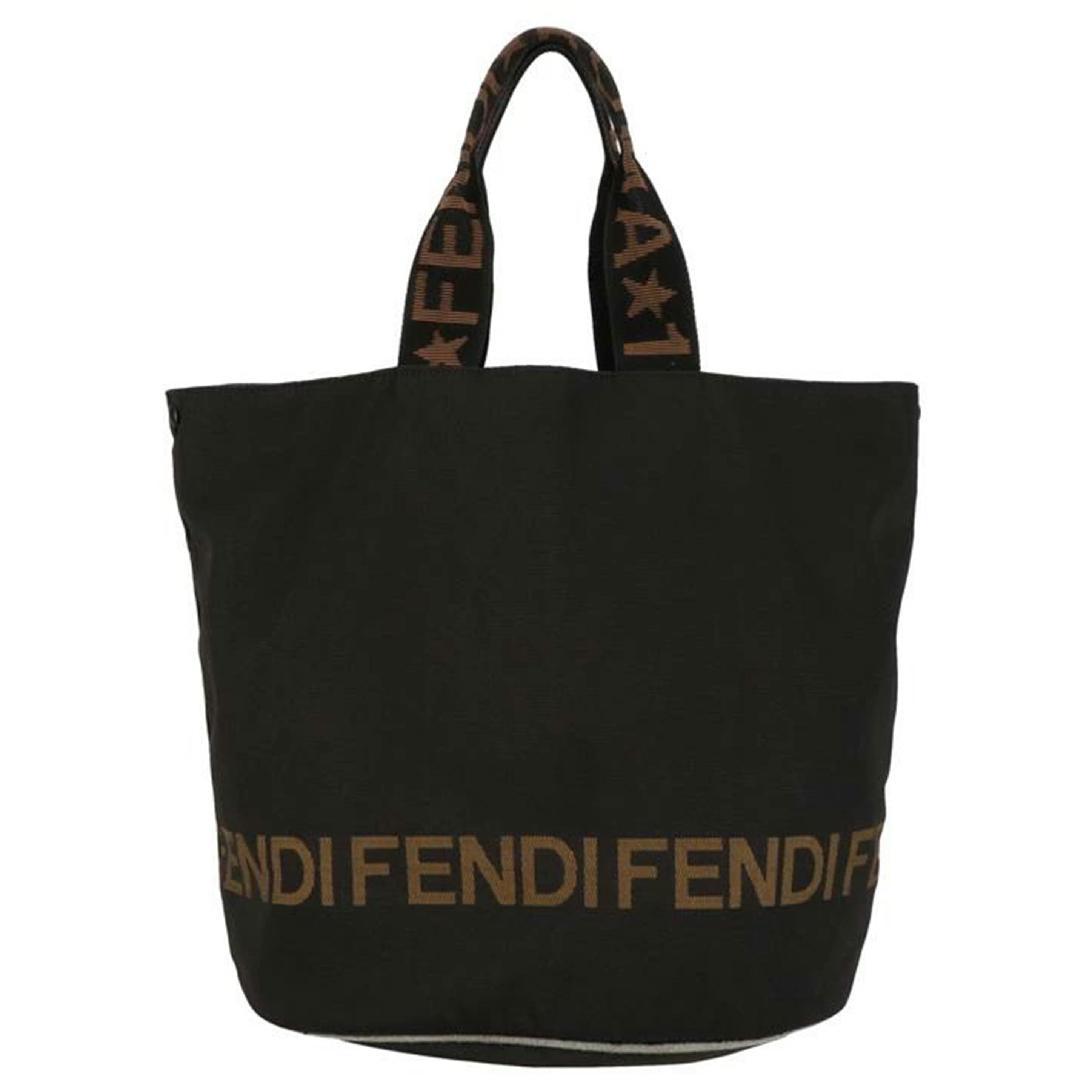 FENDI フェンディ/ナイロン／ロゴバケツ型トートバッグ／ブラック/26526//099/ABランク/18