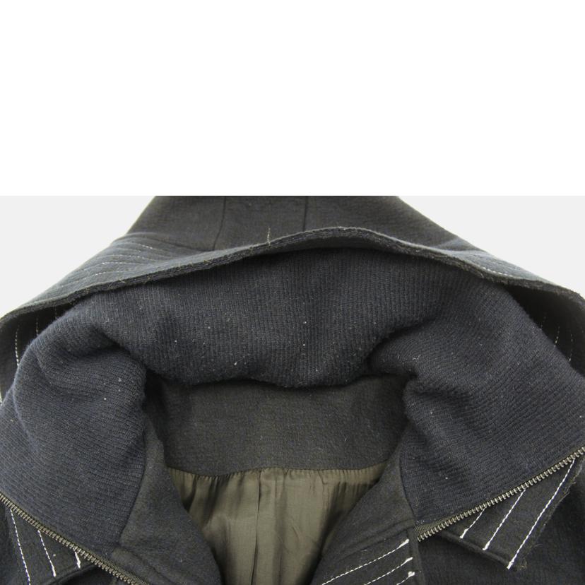 FFIXXEDSTUDIOS フィックスステュディオス/フードオーバーコート／ネイビー/AW17-W043//ABランク/20