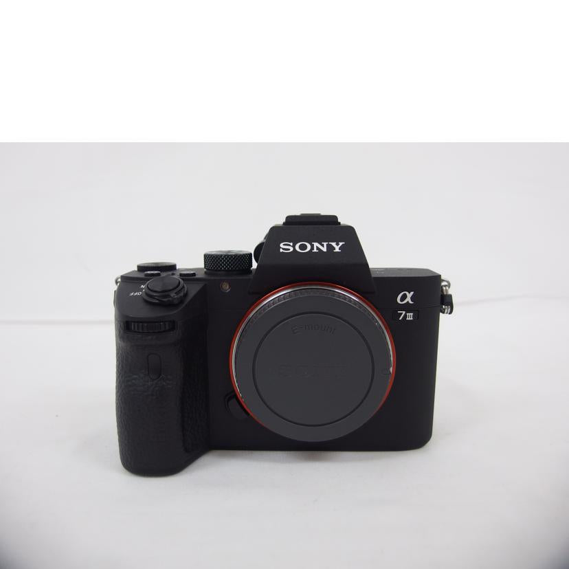 SONY ソニー/α7　III／ミラーレスデジタル一眼／ボディ/ILCE-7M3//3035010/ABランク/04