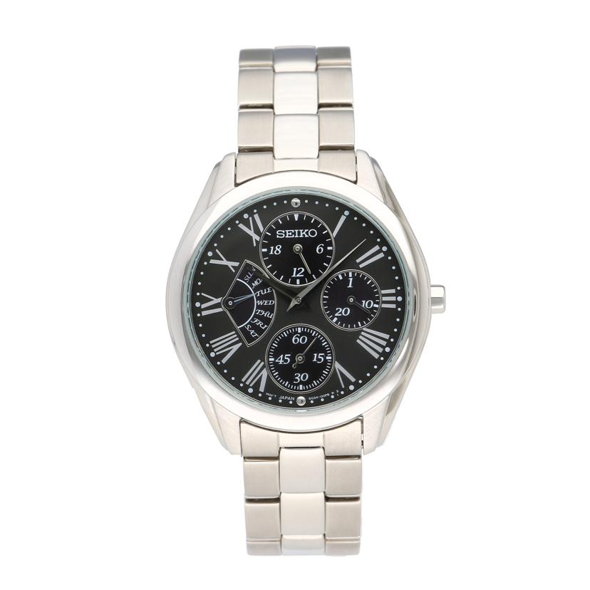 SEIKO セイコー/SEIKO／クロノグラフ／黒文字盤/6G34-00H0//281***/ABランク/05