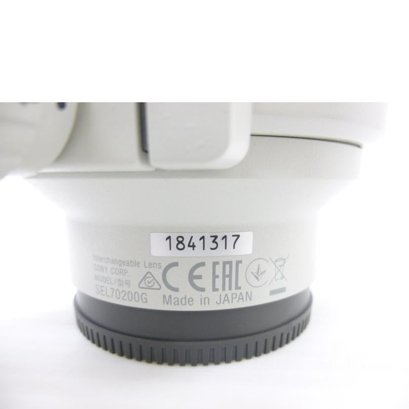 SONY ソニー/70－200mm望遠ズームレンズ/SEL70200G//1841317/ABランク/88