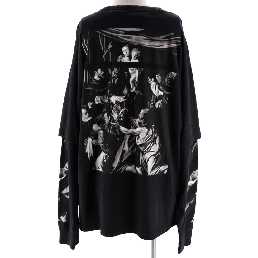 OFF－WHITE オフホワイト/フェイクレイヤードカットソー／長袖Tシャツ/OMAB022S20185005//Bランク/18