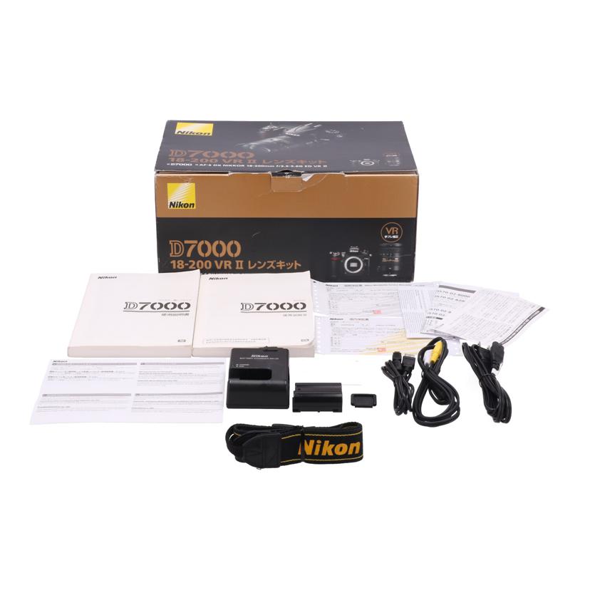 Nikon ニコン　/デジタル一眼　レンズキット/D7000 18-200 VR II ﾚﾝｽﾞｷｯﾄ//2055929/Bランク/21