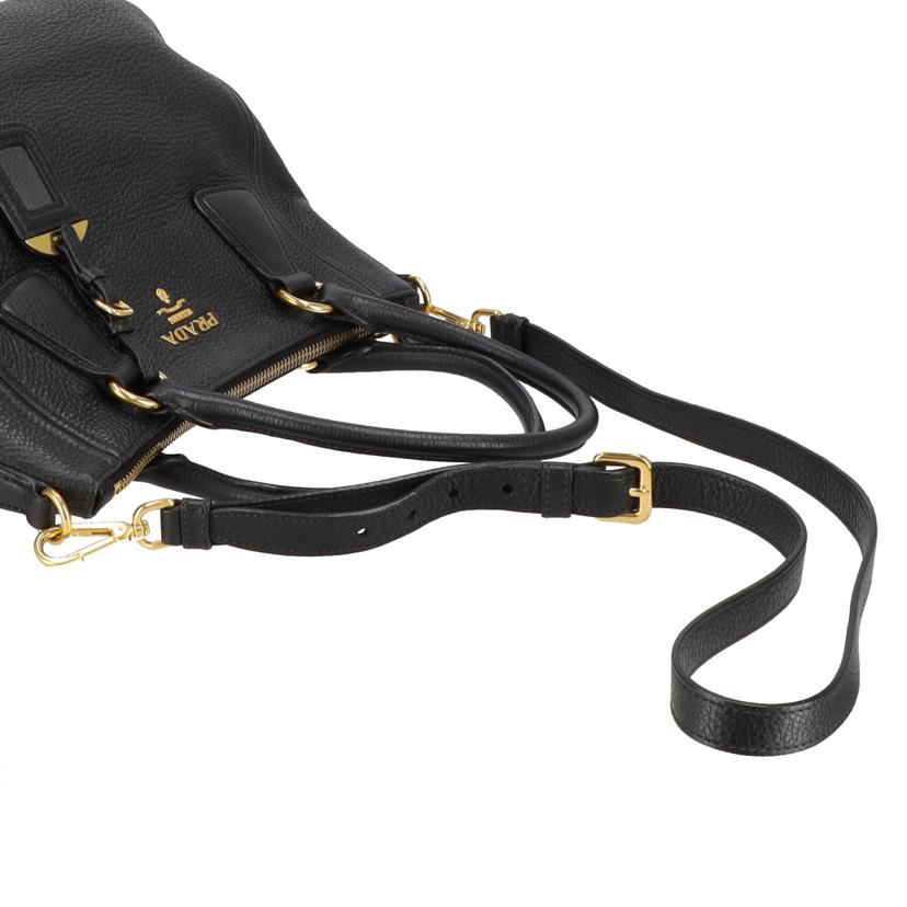 PRADA プラダ/2WAYショルダーバッグ／ブラック/1BC032//Aランク/18