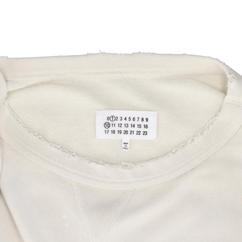 MAISON　MARGIELA メゾンマルジェラ/ペンキクラッシュ／スエット／トレーナー／ベージュ/S50GU0214//ABランク/18