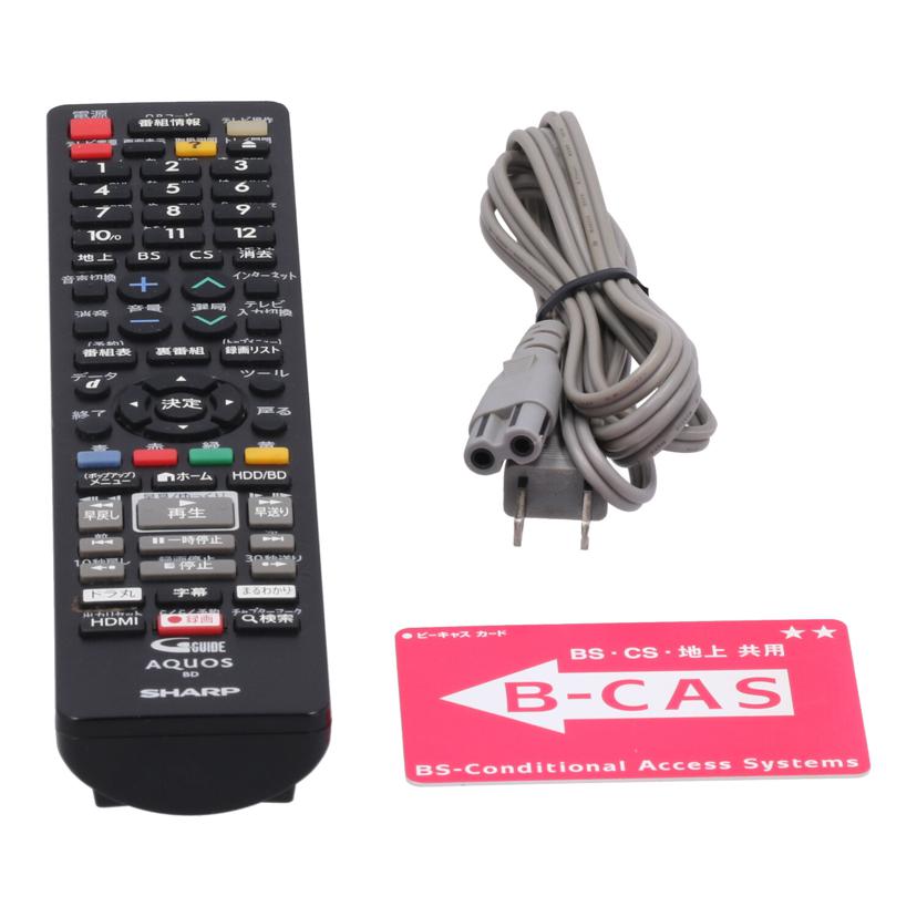 SHARP シャープ/BDレコーダー／AQUOSブルーレイ/BD-UT1200//912637718153/Bランク/09