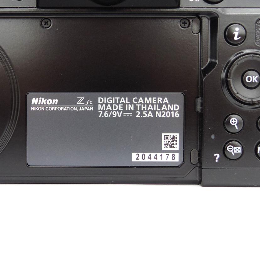 Nikon ニコン/ミラーレス一眼/Z fc ボディ /Z fc ボディ //2044178/Bランク/75