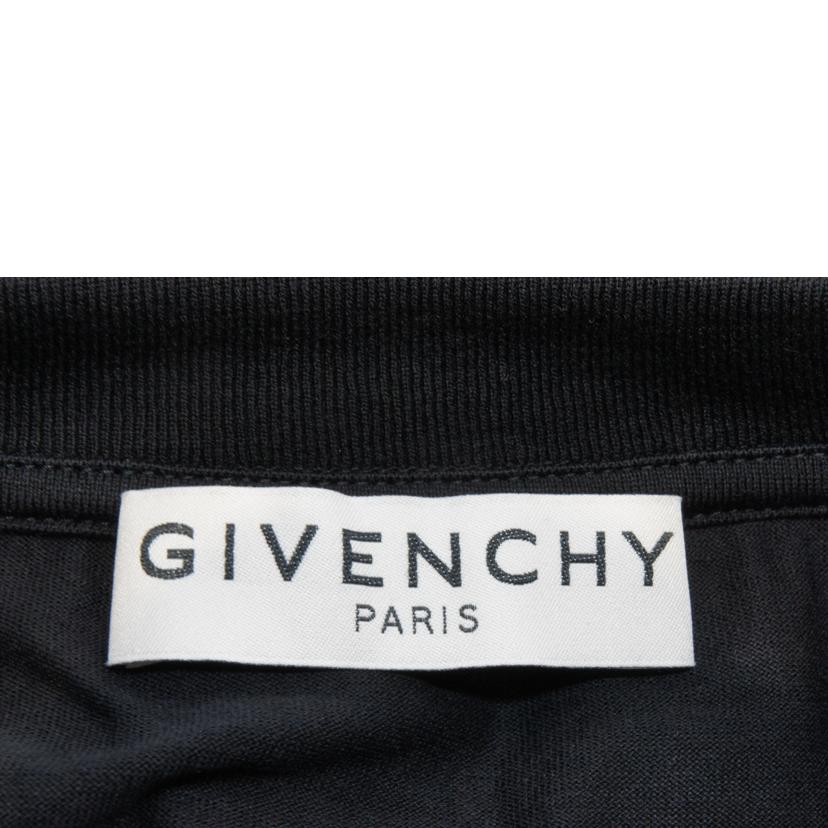GIVENCHY ジバンシー/ブラック刺繍ロゴTシャツ//Aランク/92