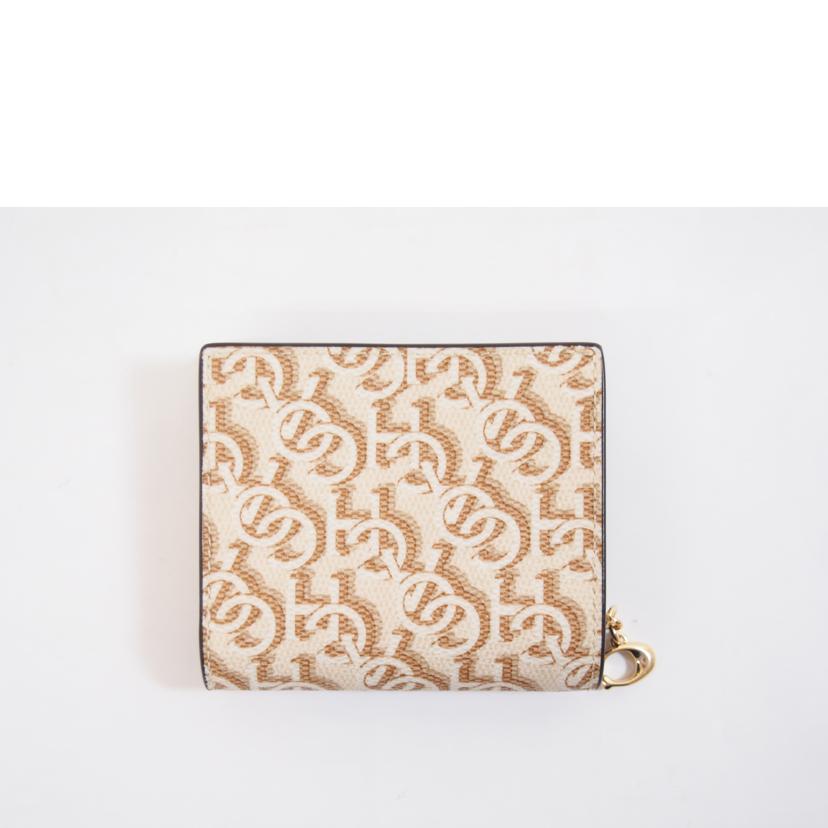COACH コーチ/シグネチャーモノグラムCチャームスナップジップウォレット/CF552//M22**/Aランク/71