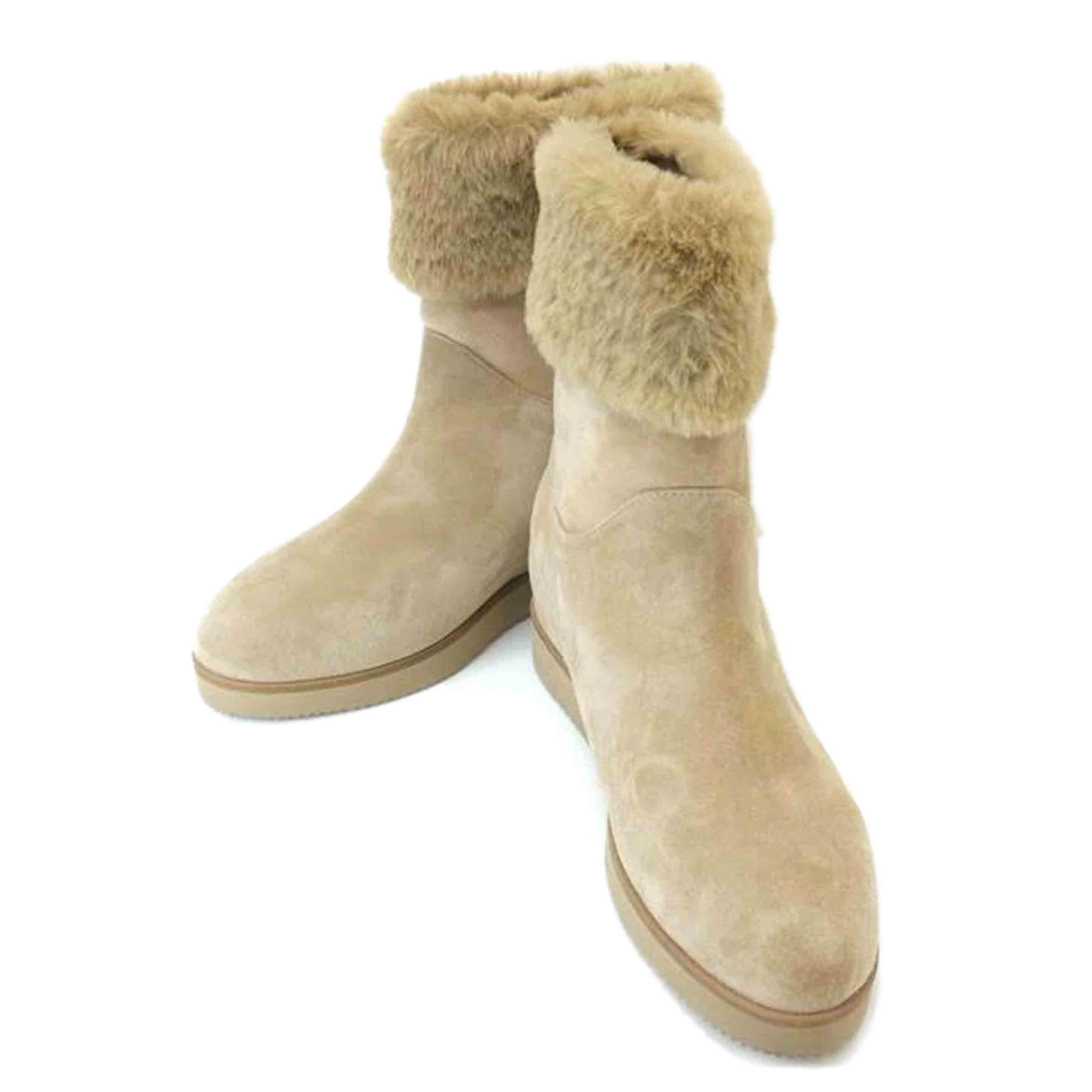 LANVIN ランバン/フェイクファーショートブーツ/542797//ABランク/88