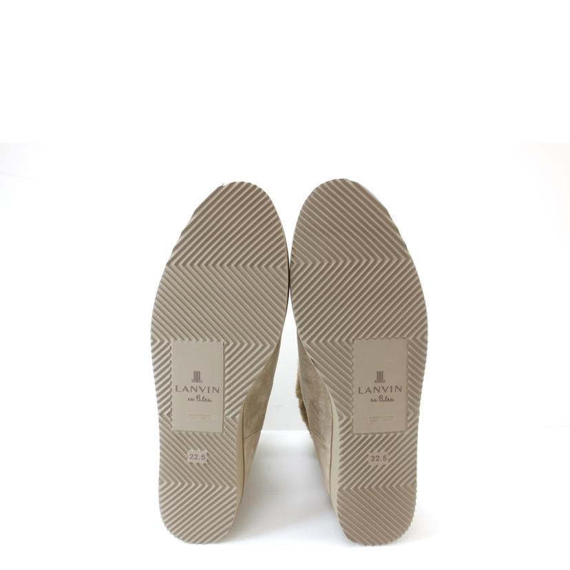 LANVIN ランバン/フェイクファーショートブーツ/542797//ABランク/88