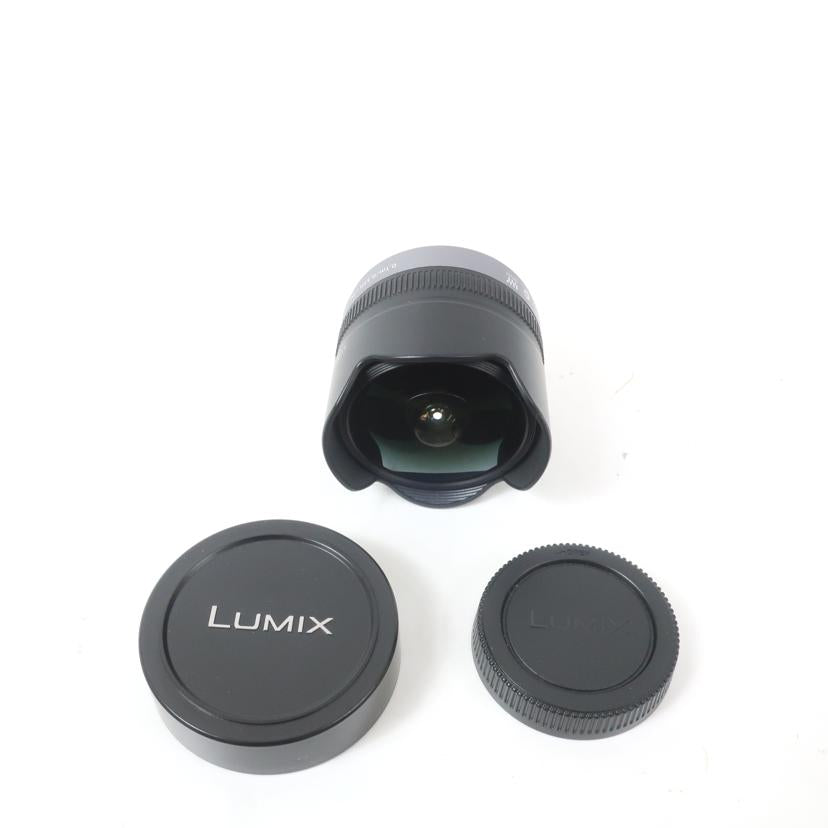 Panasonic パナソニック/ミラーレス用レンズ　LUMIX　G　FISHEYE　8mm／F3．5/H-F008//SN2GB001182/Bランク/65
