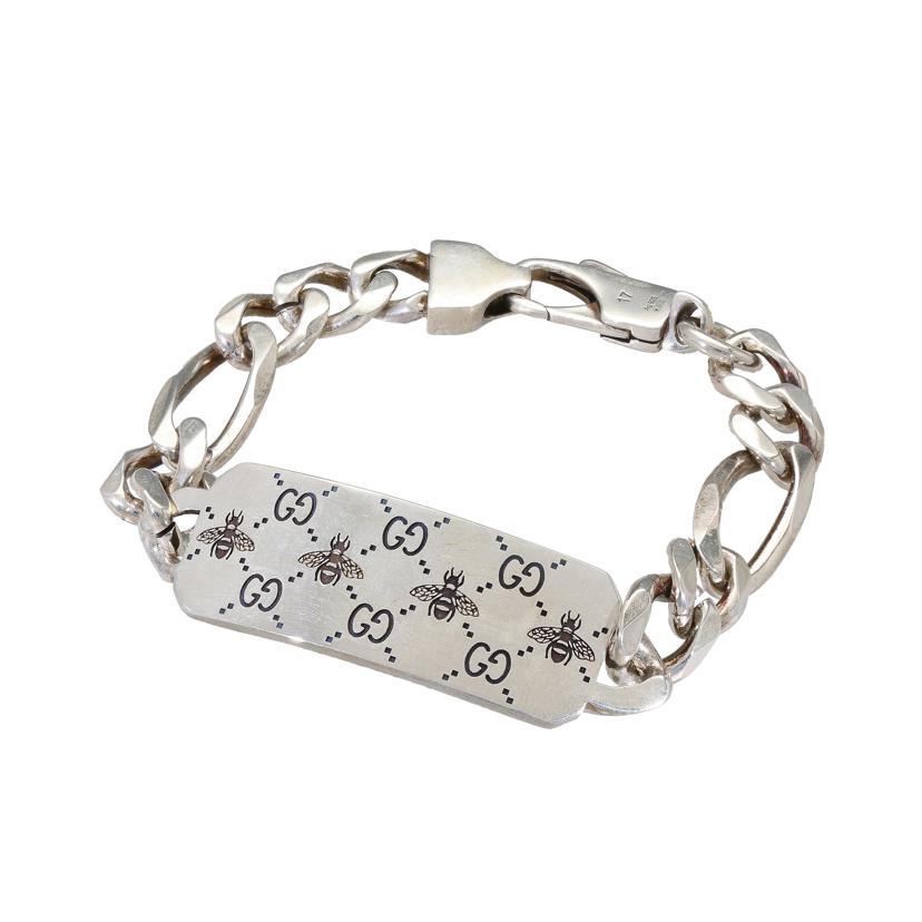 GUCCI グッチ/bee　Engraved　シルバーブレスレット/ｻｲｽﾞ:17//1561FI/Aランク/91