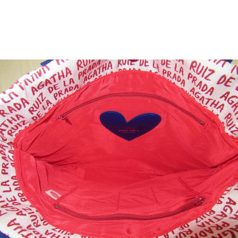 AGATHA　RUIZ　DE　LA　PRADA/トートバッグ／ビックハート／AGATHA　RUIZ　DE　LA　PRADA//Aランク/63