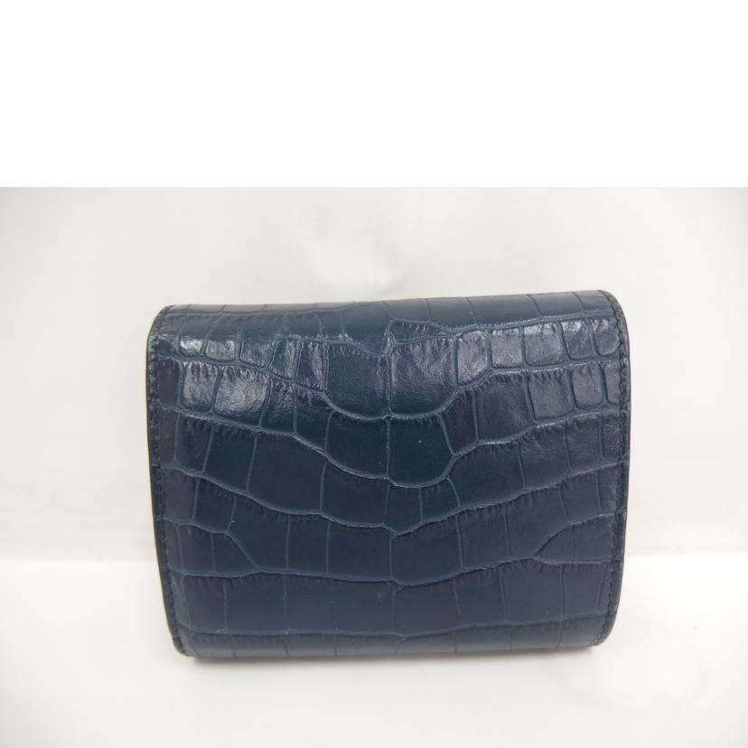 CELINE セリーヌ/スモールトリフォールド型押し財布//S.I******/ABランク/82