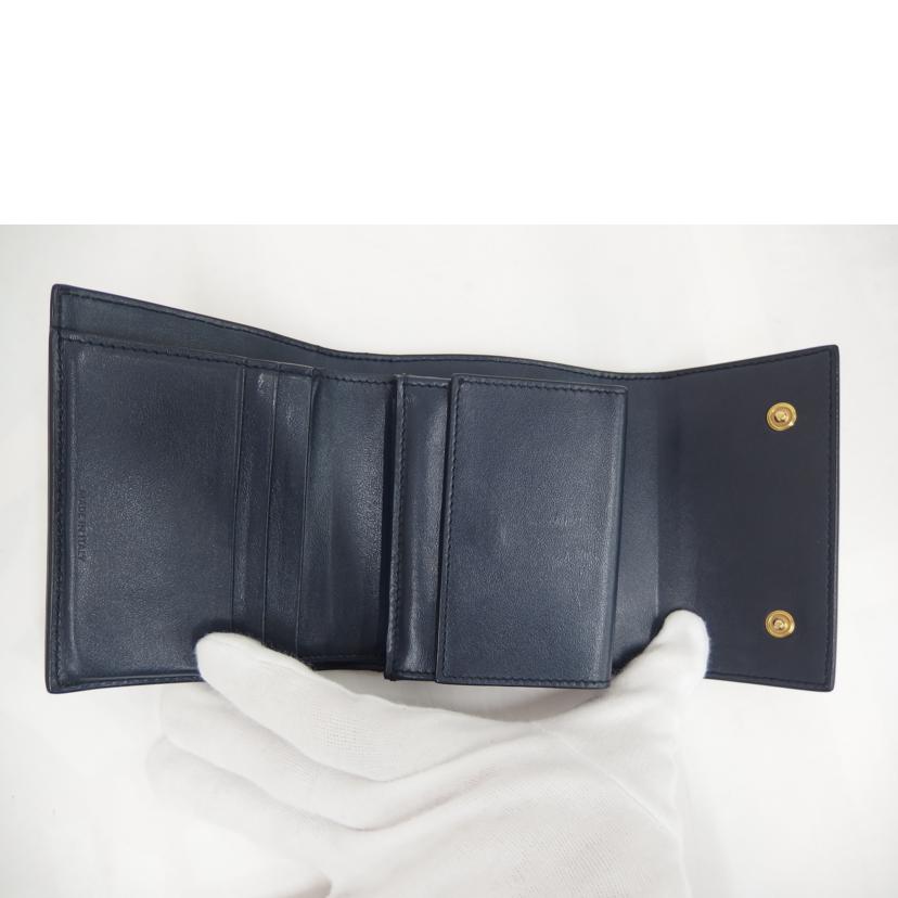 CELINE セリーヌ/スモールトリフォールド型押し財布//S.I******/ABランク/82