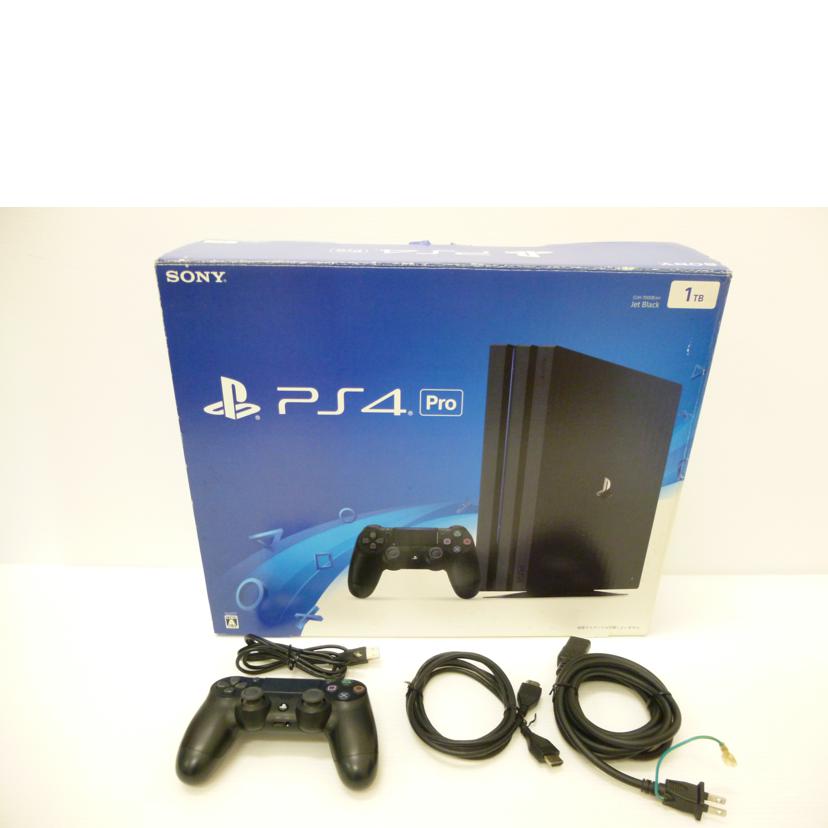 SONY ソニー/PS4Pro本体1TBジェットブラック/9264880446384//0337749/Bランク/88