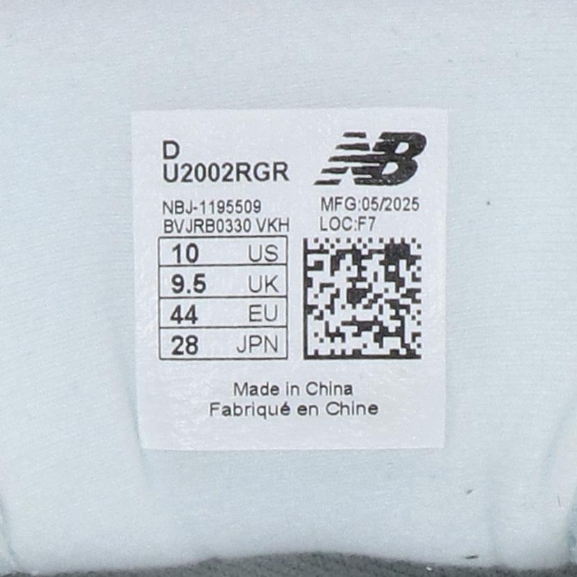 new　balance ニューバランス/U2002RGR//Aランク/93