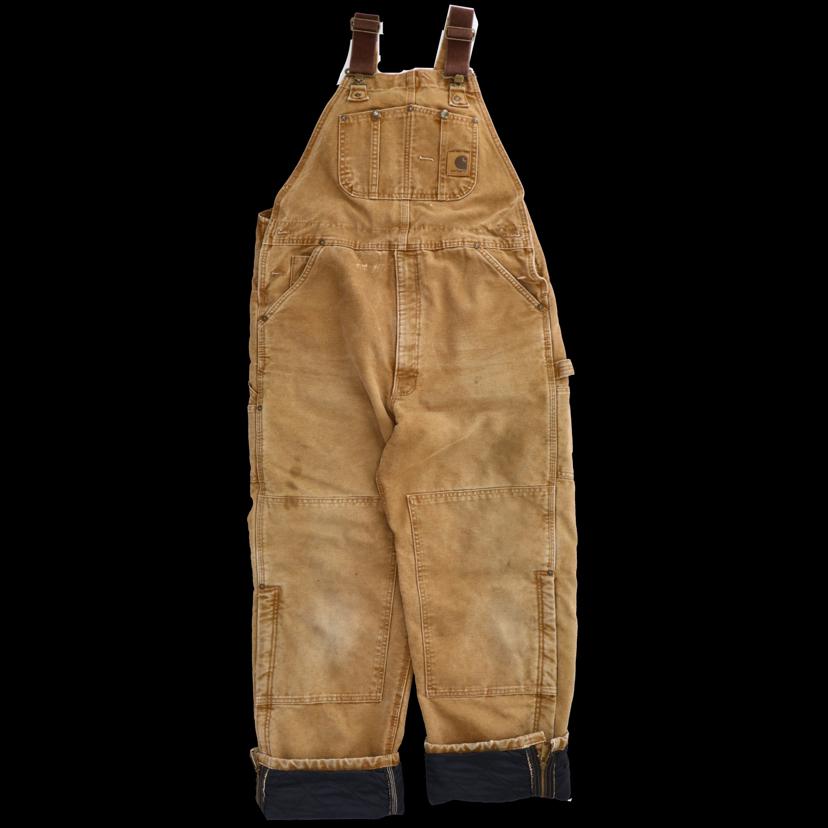 Carhartt カーハート/サンドストーンダックビブオーバーオール／USA製／OLD//ABランク/18