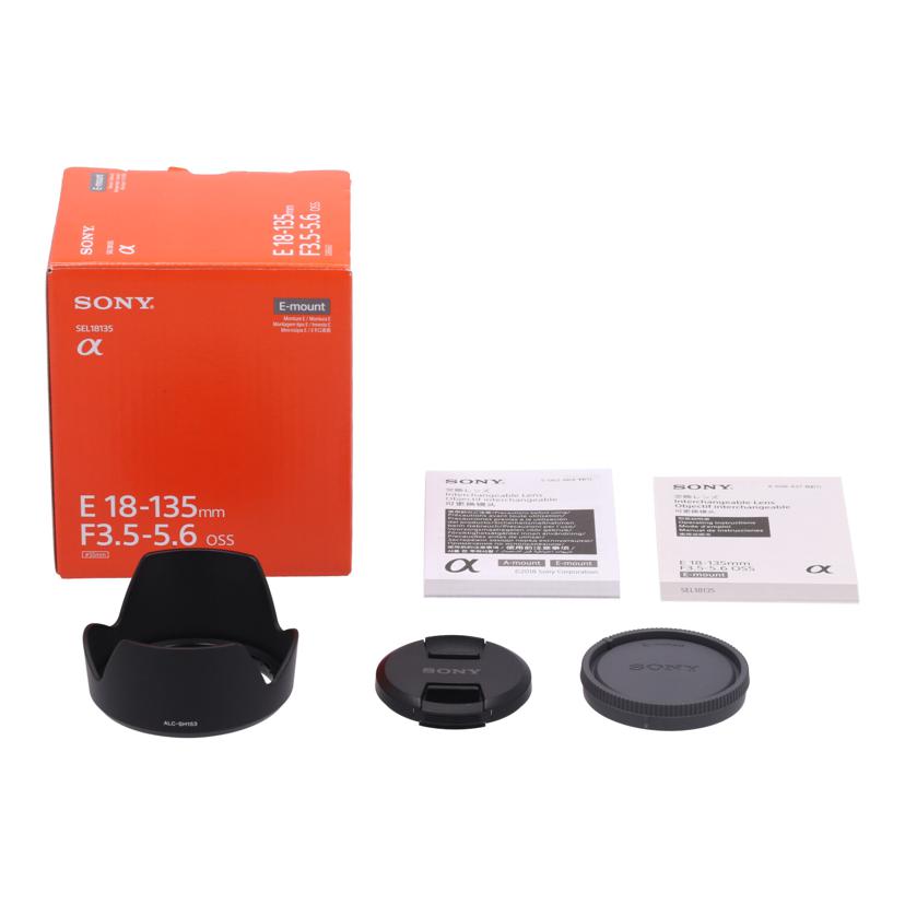 SONY ソニー/交換レンズ/18-135mm/SEL18135/S0123451528/Aランク/21【中古】 SONY ソニー /家電・カメラ・AV機器｜WonderREX-ONLINE 公式通販サイト