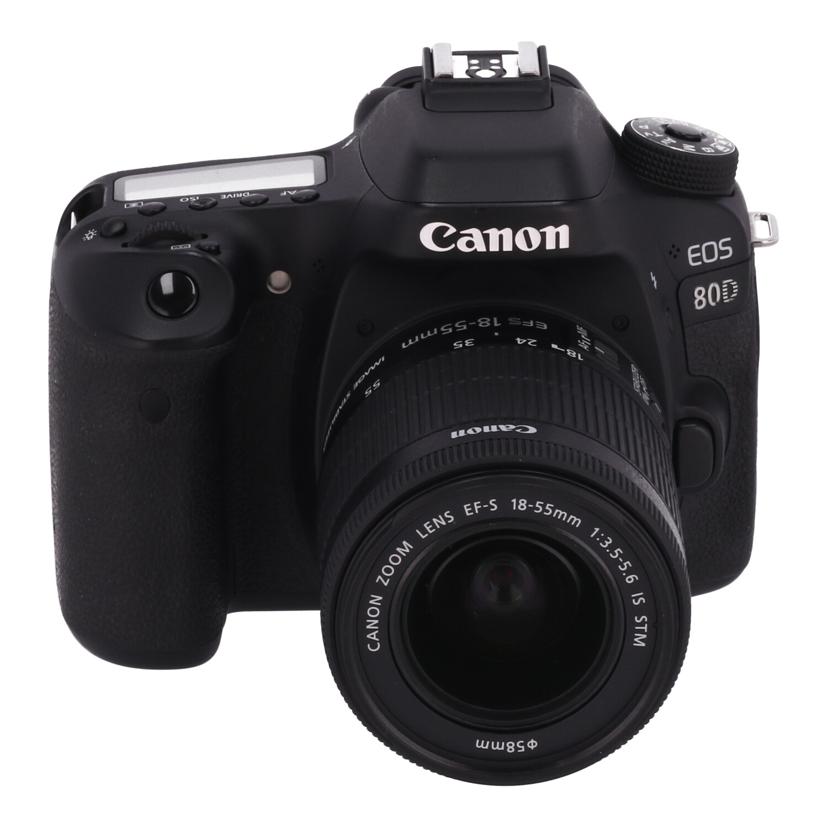 Canon キヤノン　/デジタル一眼　レンズキット/EOS 80D 18-55mmﾚﾝｽﾞｷｯﾄ//081021003987/Bランク/21
