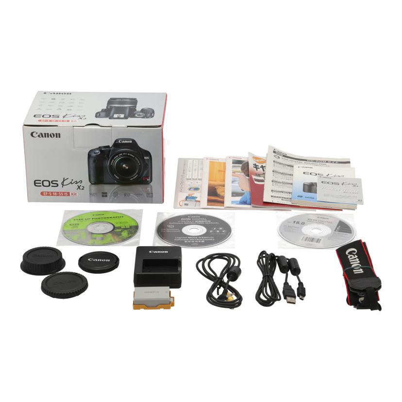 Ｃａｎｏｎ キヤノン/デジタル一眼レンズキット/EOS Kiss X2 ﾚﾝｽﾞｷｯﾄ//1060318421/Bランク/70