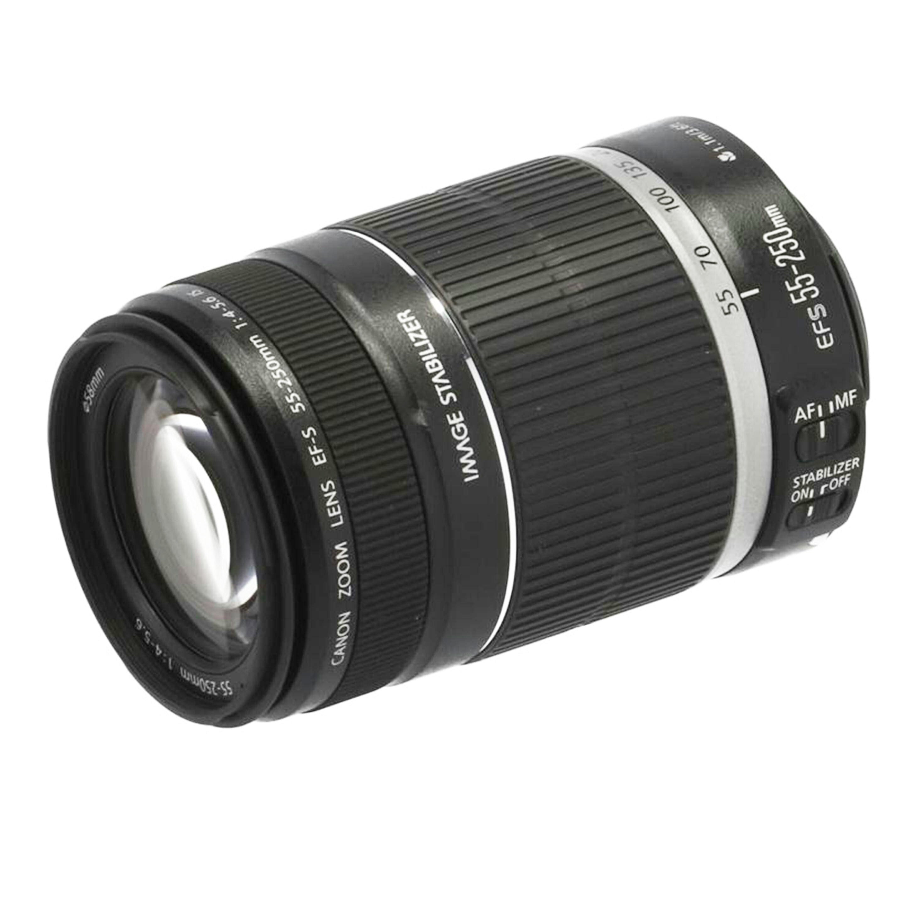 Ｃａｎｏｎ キヤノン/交換レンズ／５５－２５０ｍｍ/EF-S55-250mm F4-5.6 IS//47454678/Bランク/70