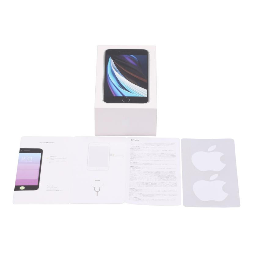 Apple　SIMロックなし アップル/iPhone　SE　第2世代　128GB/MXD12J/A//F17CQCE2PLK3/Bランク/01
