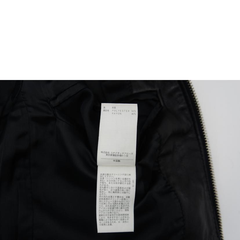 BEAUTY＆YOUTH/ラムレザー　シングルライダース/1225-199-7341//ABランク/09