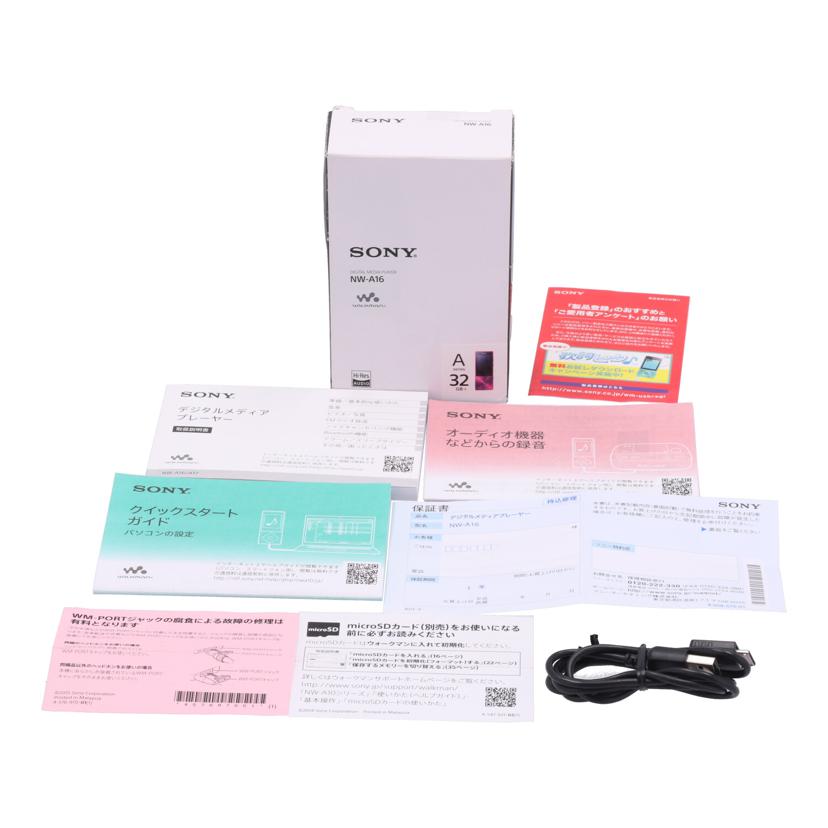 SONY　 ソニー　/ハイレゾ対応ウォークマン　32GB/NW-A16//S015372275H/Bランク/19