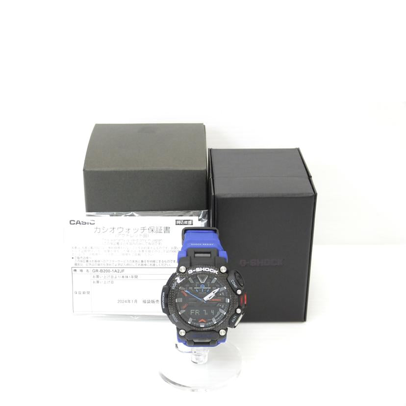 CASIO カシオ/G－SHOCK／グラビティマスター／クワッドセンサー／モバイルリンク／クォーツ/GR-B200-1A2JF//Aランク/88
