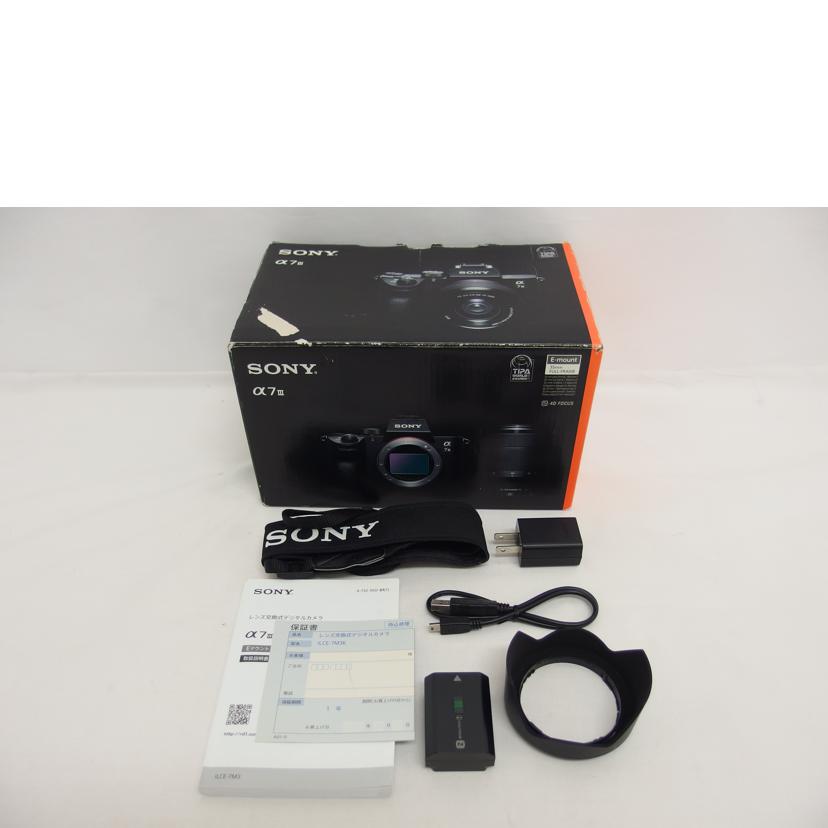 SONY SONY/α7Ⅲズームレンズキット/ILCE-7M3K//3094444/Aランク/18