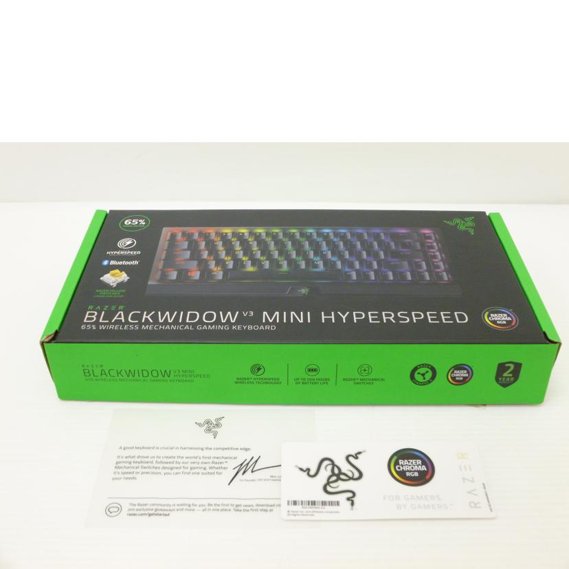 RAZER レイザー/ワイヤレスゲーミングキーボードRZ03/RZ03-0389//I02121F56900594/ABランク/88