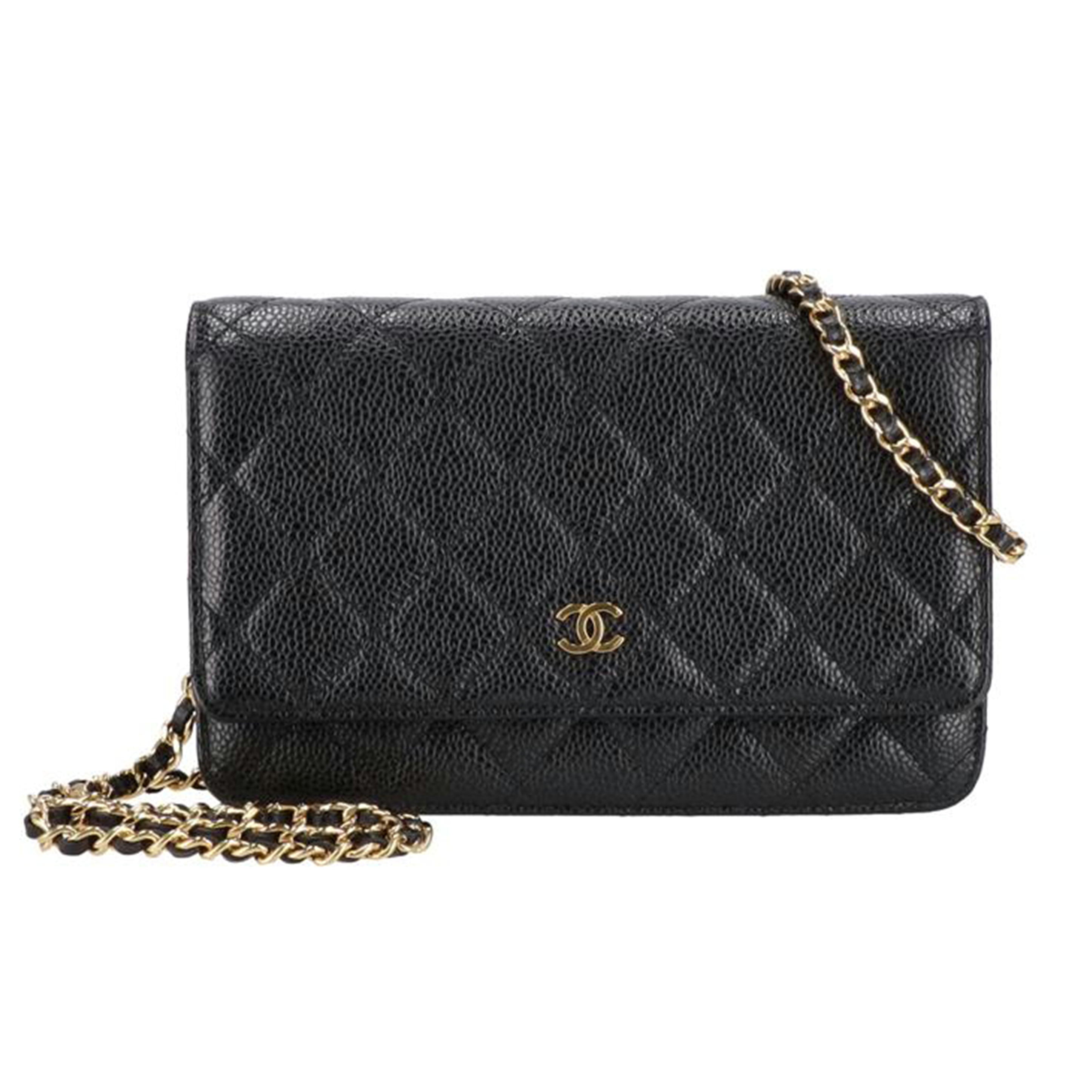 CHANEL シャネル/チェ－ンウオレット／マトラッセ／キャビアスキン/A33814//285*****/Aランク/93