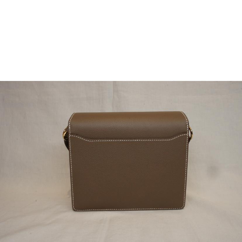 HERMES エルメス/ルリミニ18／エヴァーカラー／エトゥープ／GD金具//W/Aランク/92