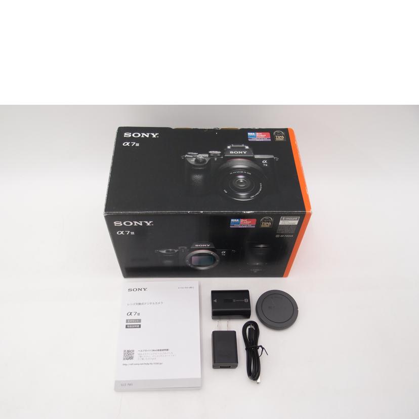 SONY ソニー/ミラーレス一眼カメラ　ボディ/α7 III ILCE-7M3//3059645/Aランク/69