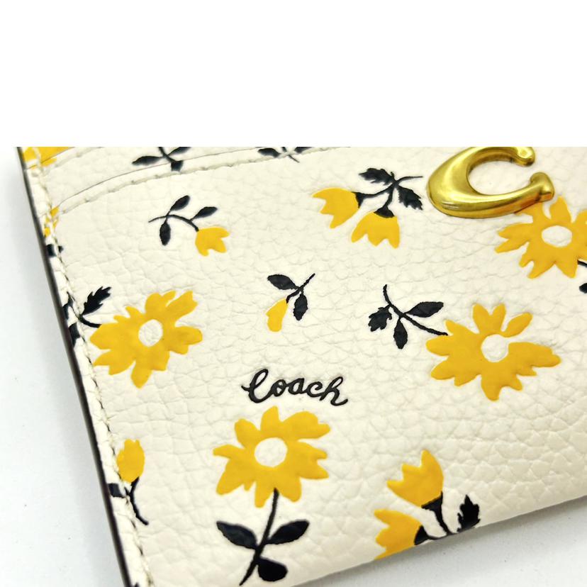 COACH コーチ/コーチ／エッセンシャルカードケース／フローラルプリント/CR537//M23**/Aランク/75