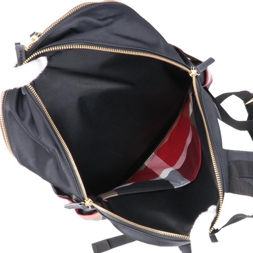 BLUE　LABEL　CRESTBRIDGE ブルーレーベル クレストブリッジ/チェクナイロンバックパック／ブラック//Aランク/18
