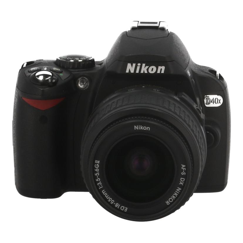 Nikon ニコン　/デジタル一眼　ダブルズームキット/D40X  ﾀﾞﾌﾞﾙｽﾞｰﾑｷｯﾄ//2013133/Bランク/78