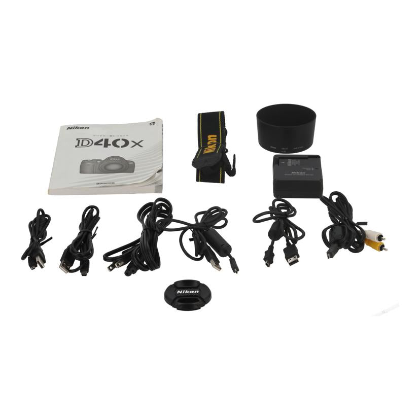 Nikon ニコン　/デジタル一眼　ダブルズームキット/D40X  ﾀﾞﾌﾞﾙｽﾞｰﾑｷｯﾄ//2013133/Bランク/78