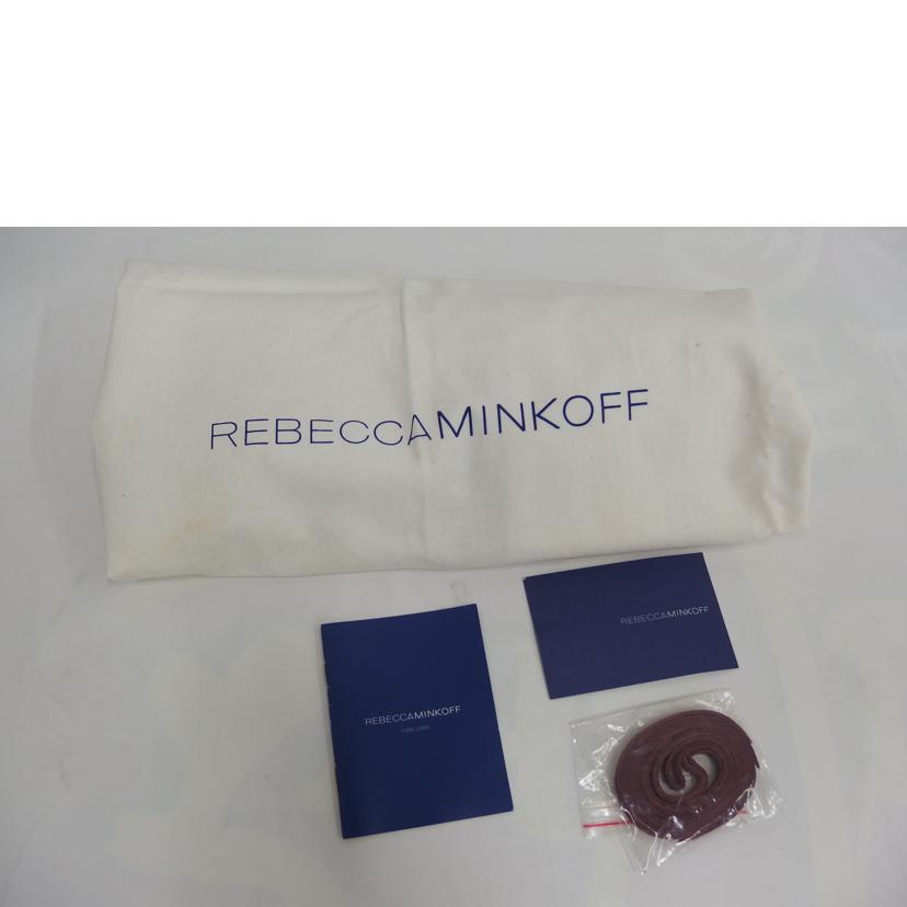 REBECCAMINKOFF レベッカミンコフ/レベッカミンコフ　フリンジ付レザーバック／レッド//Bランク/82