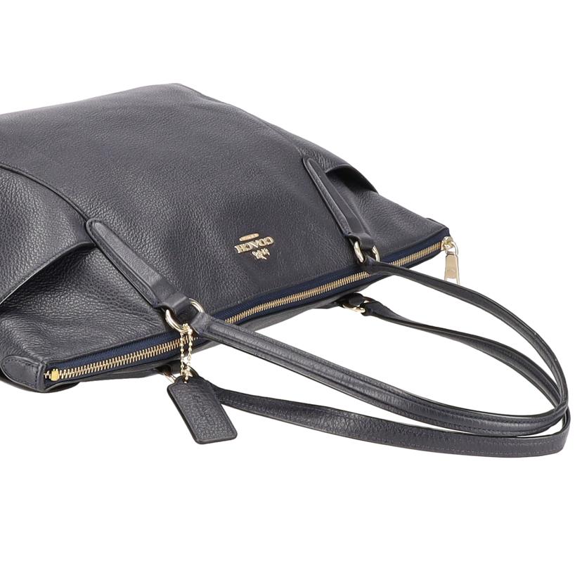 COACH コーチ/レザートートバッグ／ネイビー/F37216//M15**/ABランク/18