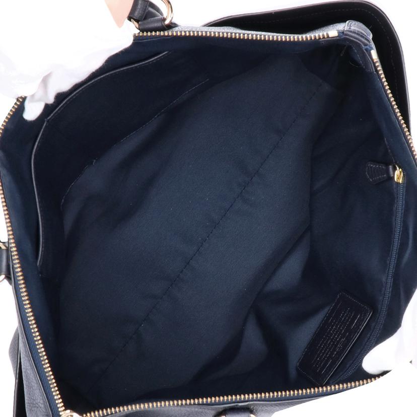 COACH コーチ/レザートートバッグ／ネイビー/F37216//M15**/ABランク/18