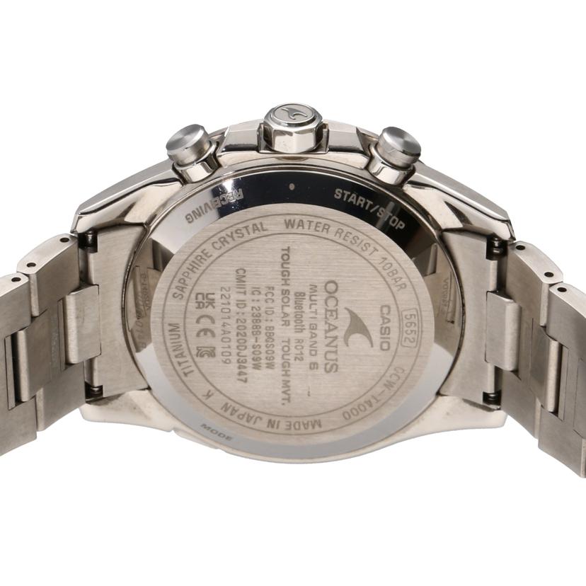 CASIO カシオ/オシアナス・クラシックライン／電波ソーラー×スマホリンク/OCW-T4000G-3AJF//001*****/Aランク/88