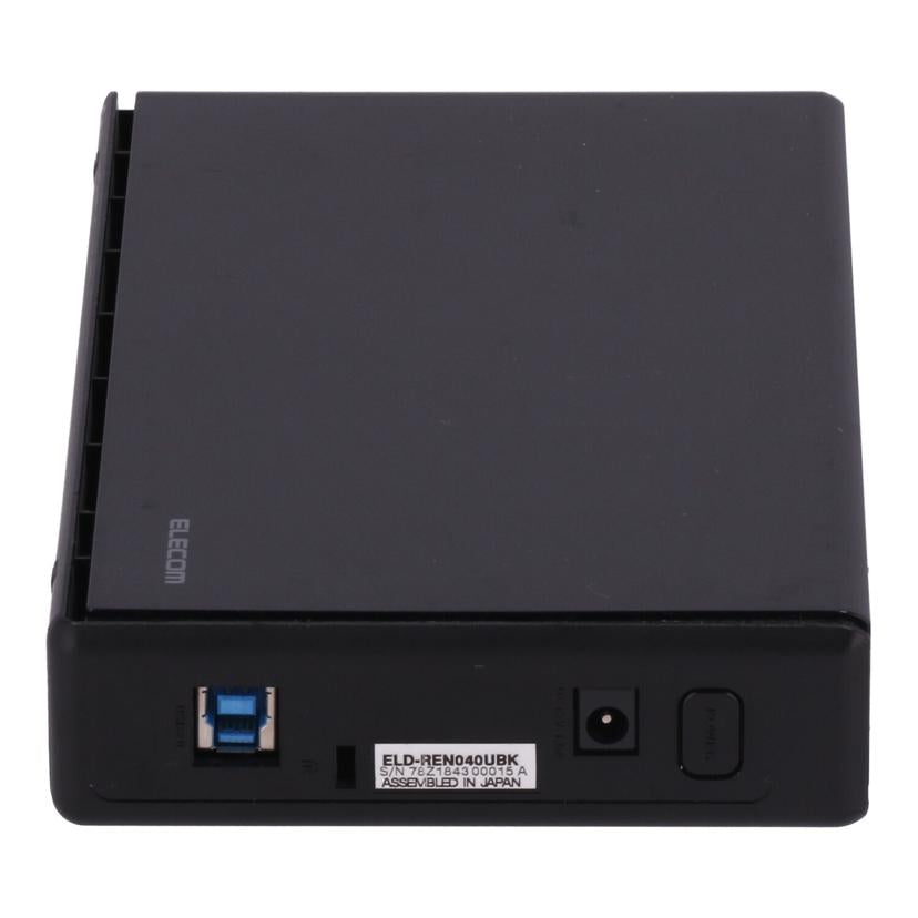 ELECOM エレコム　/外付けHDD　4TB/ELD-REN040UBK//78Z184300015A/Bランク/67