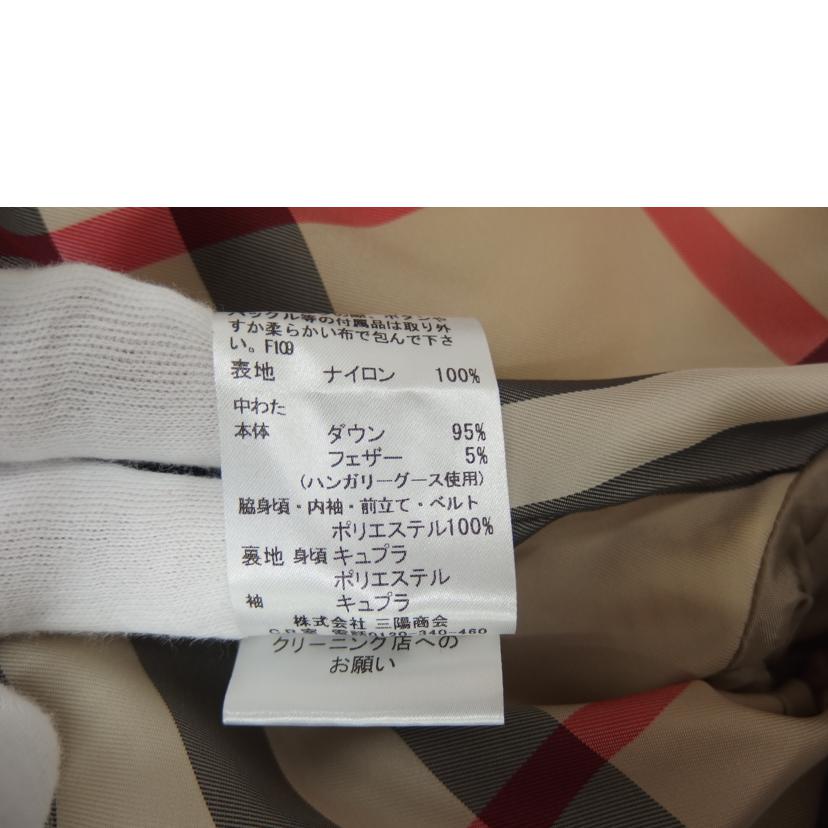BURBERRY バ-バリー/バーバリーダウンコート//Aランク/82